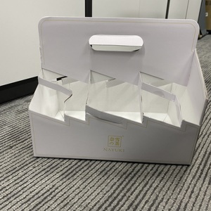 6 <strong>Cup</strong> <strong>Holders</strong> Take Away Coffee <strong>Cup</strong> Carriers Paper <strong>Holder</strong> Take Out to Go Milk <strong>Tea</strong> Disposable Hand Carrier - Product Image 5
