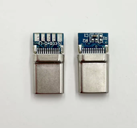 Connecteur USB Type C avancé avec coque en acier inoxydable et placage or pour câbles de téléphone et d'ordinateur portable