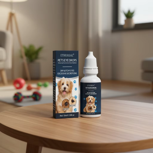 Gotas Oftálmicas para Eliminar Manchas de Lágrimas en Perros y Gatos, No Tóxicas, Alivian la Picazón Ocular, Limpieza Suave y Calmante, Hechas en China - Product Image 1