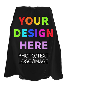 Capa de Barbero Desechable Personalizada con Material de Pongee, Capa de Salón Personalizada para Hombres, Uso en el Hogar y Barbería - Product Image 1