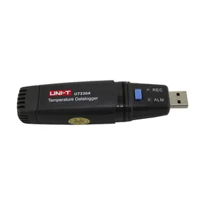 UNI-T UT330C Termometer Penyimpanan Data USB Mini, Termometer Tekanan Atmosfer USB/Kelembaban/Tekanan Udara Datalogger
