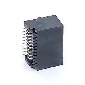 Nhiệt độ cao SFP + 1x1 lồng + Kết nối với 0.25mm LCP hợp kim đồng mạ niken Độ dày kết nối Ethernet - Product Image 4