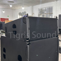 Système audio professionnel passif Vera36 Dual 10 pouces 3 voies, enceinte Line Array passive, haut-parleur intérieur/extérieur
