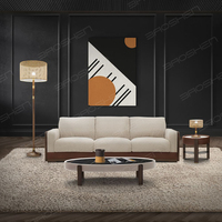 Canapé modulaire en tissu pliable de style simple et luxueux, idéal pour les appartements modernes italiens, les salons, les hôtels, les clubs, les cafés, les modèles de designer