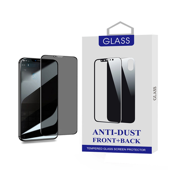 2.5D 9H 0.33m Bubble-Free Anti-Scratch Anti-Spy Tempered Glass Privacy Screen Protector Compatible for iPhone 14 Mobile Phones