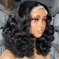 Proveedor de Cabello Humano Virgen Crudo SDD, Peluca con Cierre de Encaje 4x4, Densidad Completa, Cabello Humano, Peluca Frontal de Encaje Transparente para Mujeres Negras