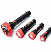Lampe torche, lampe torche longue portée, lampe torche d'urgence incendie