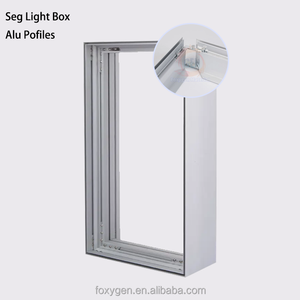 Harga grosir kustom bingkai logam campuran kain PVC peregangan langit-langit aluminium profil - Product Image 4