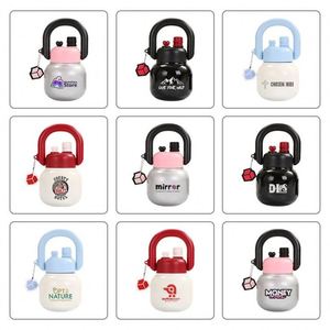 กระติกน้ำเด็กสแตนเลสเก็บความร้อนความเย็น  แบบพกพา  ขนาดใหญ่  ฝาปิดกันรั่ว พร้อมหลอดดูด  ขายดี - Product Image 3