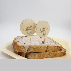 Agradable <span class=keywords><strong>de</strong></span> grano recoge pincho <span class=keywords><strong>de</strong></span> madera para frutas/PAN/filete - Product Image 6