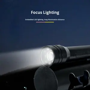 Modische, einziehbare, umwelt freundliche ABS-Haustier leine mit zwei Köpfen - Product Image 3