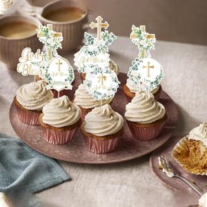 DAMAI Paquete <span class=keywords><strong>de</strong></span> 35 Adornos <span class=keywords><strong>para</strong></span> Cupcakes con Cruz y Corona Blanca, Decoración <span class=keywords><strong>para</strong></span> Cupcakes <span class=keywords><strong>para</strong></span> Bautizo Cristiano, <span class=keywords><strong>Primera</strong></span> Comunión <span class=keywords><strong>de</strong></span> Niños y <span class=keywords><strong>Niñas</strong></span> - Product Image 2