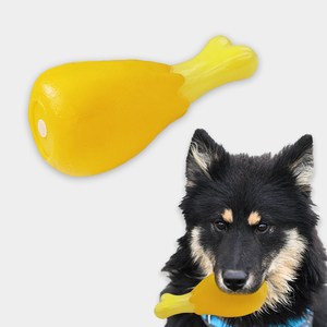 Fabrika Satışı, Toptan Sevimli Tavuk Butu Köpek Çiğneme Oyuncağı, Eğlenceli Tavuk Butu İnteraktif Sıkıntı Giderici Sesli Oyuncak - Product Image 1