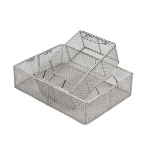 Cesta de Drenaje y Esterilización para Vajilla GELE GL2990, Acero Inoxidable 304 de Grado Alimenticio, 60x40x30cm, Hecha a Mano, Duradera - Product Image 1