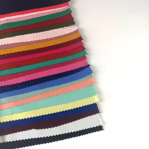 VENEZUELA Peach Skin Solid Brush Fabric PIEL DE DURAZNO Telas Factory DTY Brushed Knitted Textile For Dress Tela Milk Silk