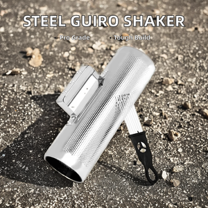 Shaker <span class=keywords><strong>Guiro</strong></span> Profesional para Acompañamiento de Banda, <span class=keywords><strong>Instrumento</strong></span> de Percusión Latina de Acero Inoxidable, Hecho en China CN - Product Image 3