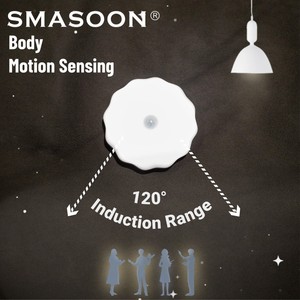 Kablosuz insan vücudu indüksiyon manyetik gece lambası şarj Led küçük sevimli Led gece lambası lamba kapalı hareket sensör ışıkları - Product Image 2