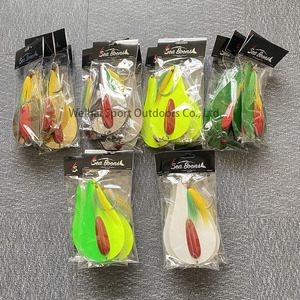 Nouvelles leurres-cuillères métalliques OEM en acier inoxydable <span class=keywords><strong>de</strong></span> 8 pouces pour la pêche au gros gibier, leurres-cuillères vierges pour la pêche à la traîne en lac - Product Image 5