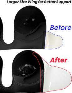 Soutien-gorge gothique sans bretelles <span class=keywords><strong>TITU</strong></span> avec coussinets amovibles, soutien-gorge push-up à armatures, soutien-gorge adhésif invisible pour robes dos nu - Product Image 2