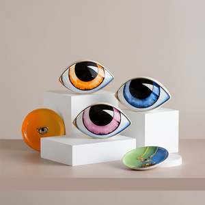 SYL Statua da Tavolo in Ceramica Moderna, Decorazione per la Casa, Regalo Creativo, Ornamento di Lusso per Matrimoni, Occhio di Allah - Product Image 2