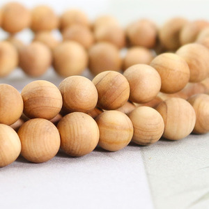 Cliff Cypress Wood <b>Beads</b> 108 Pieces Round Ethnic Style Prayer <b>Beads</b> For <b>Men</b> Women Couples Jewelry <b>Bracelet</b> - Product Image 2