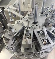 Machine automatique de remplissage et de bouchage de tubes de peinture, modèle de laboratoire, micro-dosage, haute précision, servo-électrique, en acier inoxydable 304, conforme aux normes GMP, ensemble complet
