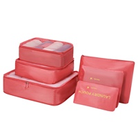 6 cubes de rangement pour bagages de voyage, sacs organisateurs de compression avec poignée pour valise, vêtements et chaussures
