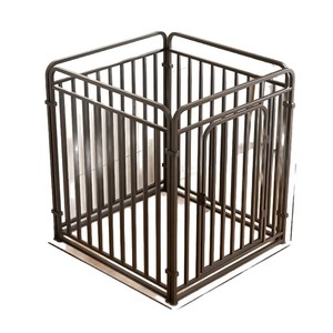 Jaulas y casas para mascotas: Valla moderna de hierro para perros, transpirable, a prueba de mordidas, duradera, para uso doméstico, combinable, para perros pequeños y medianos, Teddy, Corgi, puerta de aislamiento. - Product Image 3