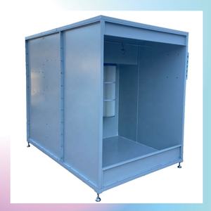 Système de revêtement électrostatique complet en poudre pour jantes de voiture Ensemble complet d'équipement de peinture comprenant une cabine de pulvérisation Four de polymérisation en <span class=keywords><strong>acier</strong></span> - Product Image 4