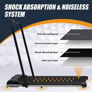 Lijiujia regolabile cardio tavolo pieghevole portatile passante larghezza di banda che corre cintura mini tapis roulant da jogging - Product Image 2