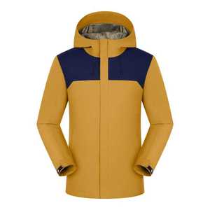 Chaqueta Unisex Cortavientos con Forro Interior, Color Sólido, Estilo Workwear para Invierno - Product Image 2