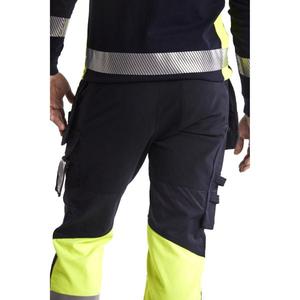 Blaklader กางเกงทำงานทนทานต่อการเปลวไฟสีฟ้าสีเหลืองพร้อมทหาร148715128933C56 - Product Image 4