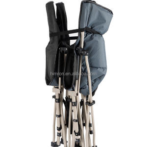 Lit pliant d'extérieur <span class=keywords><strong>avec</strong></span> cadre en aluminium Meubles de jardin modernes Lits pliants de <span class=keywords><strong>camping</strong></span> portables <span class=keywords><strong>avec</strong></span> poche pour siège - Product Image 3