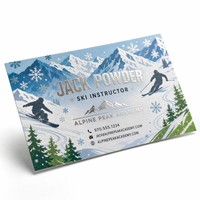 Cartes de visite personnalisées imprimées en couleur, designs à thème uniques, papier couché or personnalisé pour marque commerciale