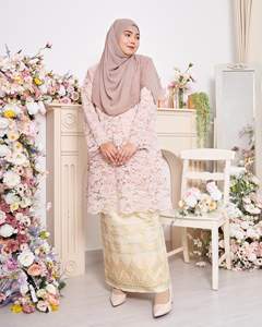 SIPO Eid Fashion Customizable Abaya Baju Kurung Elegant Lace Design Women's <b>Islamic</b> <b>Clothing</b> High Level Traditional Muslim - Product Image 4