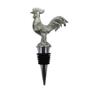 Bouchon de bouteille en silicone hermétique en forme de <span class=keywords><strong>coq</strong></span> métallique, directement de l'usine, pour la conservation des boissons, idéal pour la cuisine, les cadeaux de bar <span class=keywords><strong>et</strong></span> les cadeaux de pendaison de crémaillère - Product Image 1