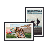 Pros Smart 15,6 pulgadas WiFi Marco de fotos digital FHD IPS Pantalla táctil Marco DE FOTOS electrónico Rotación automática Fotos Videos a través de Frameo