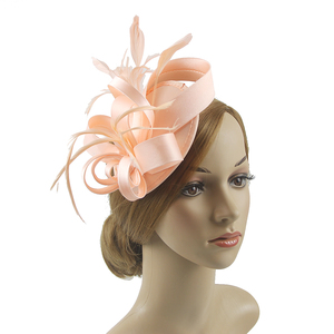 Boda fiesta de té cuentas plumas red velo malla flor diadema tocados sombrero para damas tocado de novia pinza de pelo elegante - Product Image 5