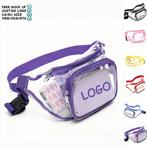 Sac banane transparent approuvé pour les stades, pour hommes et femmes, sac bandoulière pour voyage, randonnée, course à pied - Product Image 1