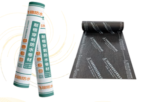 Membrane d'étanchéité pour pneus en polyester, type anti-perforation, résistante aux racines, en asphalte modifié SBS, avec <span class=keywords><strong>feuille</strong></span> d'<span class=keywords><strong>aluminium</strong></span> - Product Image 5