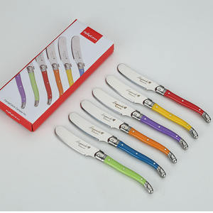 Affettatrice per Formaggio Ecologica con Lama in Acciaio Inox e Manico in Plastica per Uso Domestico - Coltello per Formaggio Laguiole - Product Image 1