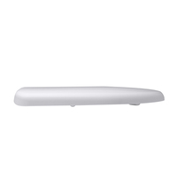 Siège de toilette à fermeture lente en duroplast en forme de D, modèle SU034, blanc, garantie 2 ans