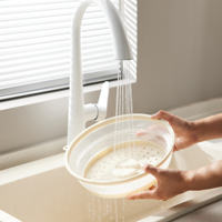 Offre Spéciale micro-ondes protection contre les éclaboussures four en plastique couvercle alimentaire plateau chauffant bol plat couvercle anti-éclaboussures couvercle pliable micro-ondes couvercle alimentaire