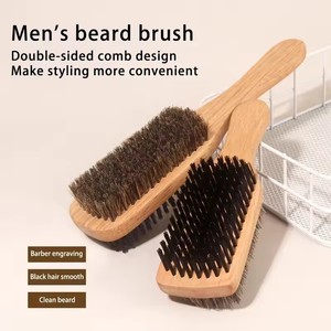 Poils <span class=keywords><strong>de</strong></span> <span class=keywords><strong>sanglier</strong></span> cheveux barbe <span class=keywords><strong>brosse</strong></span> pour le visage Double face barbe blaireau <span class=keywords><strong>meilleur</strong></span> <span class=keywords><strong>poil</strong></span> <span class=keywords><strong>en</strong></span> bois barbe peigne <span class=keywords><strong>brosse</strong></span> à frotter - Product Image 5