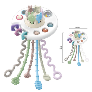 Jouet à tirer Montessori pour bébé de 6 à 12 à <span class=keywords><strong>18</strong></span> <span class=keywords><strong>mois</strong></span>, jouet de voyage, jouet sensoriel Montessori pour bébé - Product Image 6