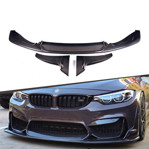 LT Style Front Bumper <strong>Spoiler</strong> F8x Carbon Front Lip for Bmw <strong>F82</strong> F83 M4 Coupe F80 M3 Sedan 2015- 2019 - Product Image 2