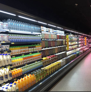 2025 Hot Sale China Supermarket Refrigerator and Freezer Commercial Display Cooler Fridge Open Air Display Cooler - Product Image 3