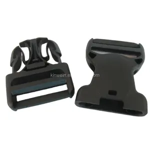 Black Release Plastic Buckle Lock With Button For Life jacket