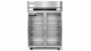 <span class=keywords><strong>Frigorifero</strong></span> Commerciale per Bevande con <span class=keywords><strong>Doppia</strong></span> <span class=keywords><strong>Porta</strong></span> in Vetro 1010L, Raffreddamento ad Aria per Supermercati e Negozi al Dettaglio - Product Image 2