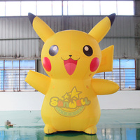 Pikachu inflable, disfraz de Mascota de pikachu, pokemon inflable para publicidad, gran oferta